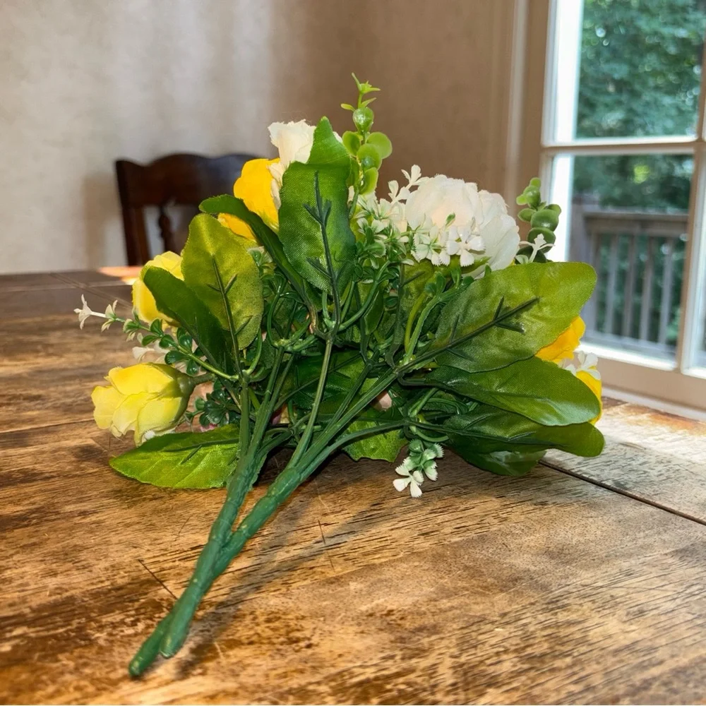Artificial Peony Flowers Bouquet 2 Bundles Fake Flowers